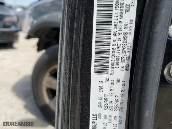 2010 Dodge Ram 1500 SLT with VIN 1D7RV1GPXAS120546, listed as a Copart auction lot 50836085 with 182,950 mi miles and Clean Title. Bid and sale history available at carsss.com. Image 13.