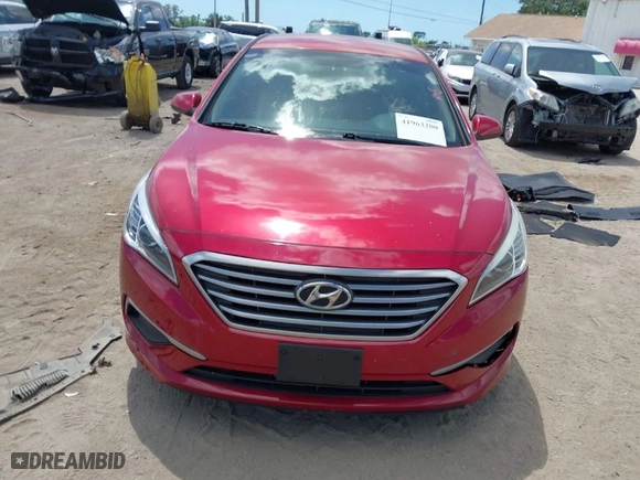 2017 Hyundai Sonata SE with VIN 5NPE24AF0HH539453, listed as a IAAI auction lot 41963200 with 111,154 mi miles. Bid and sale history available at carsss.com. Image 12.