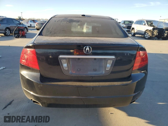 2006 Acura TL with VIN 19UUA66226A058478, listed as a Copart auction lot 41664095 with 151,215 mi miles and Salvage Title. Bid and sale history available at carsss.com. Image 6.