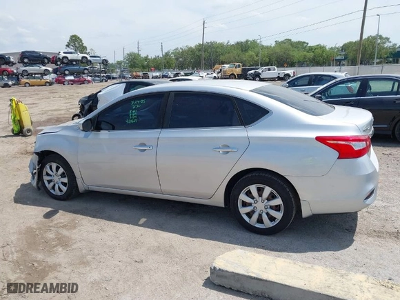 2017 Nissan Sentra SV with VIN 3N1AB7AP5HY324665, listed as a IAAI auction lot 41883100 with 95,872 mi miles. Bid and sale history available at carsss.com. Image 14.