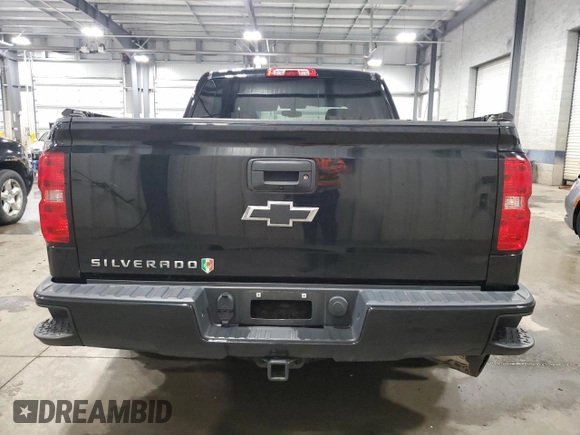 2017 Chevrolet Silverado 1500 LT with VIN 3GCUKREC2HG116505, listed as a Copart auction lot 53469345 with 118,329 mi miles and Salvage Title. Bid and sale history available at DreamBid. Image 6.