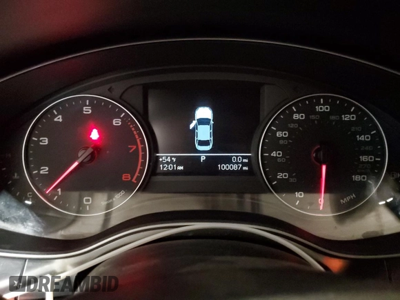 2012 Audi A6 2.0T Premium with VIN WAUCFAFC4CN173107, listed as a Copart auction lot 85260224 with 100,087 mi miles and Clean Title. Bid and sale history available at carsss.com. Image 9.
