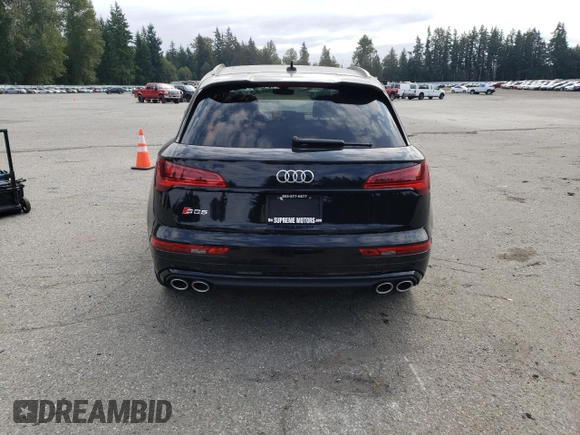 2021 Audi SQ5 Premium Plus with VIN WA1B4AFY0M2027218, listed as a Copart auction lot 67285314 with 35,310 mi miles and Salvage Title. Bid and sale history available at carsss.com. Image 6.