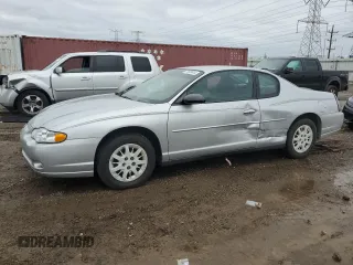2004 Chevrolet Monte Carlo LS with VIN 2G1WW12E649443202, listed as a Copart auction lot 79509924 with 83,072 mi miles and Salvage Title. Bid and sale history available at carsss.com. Image 1.
