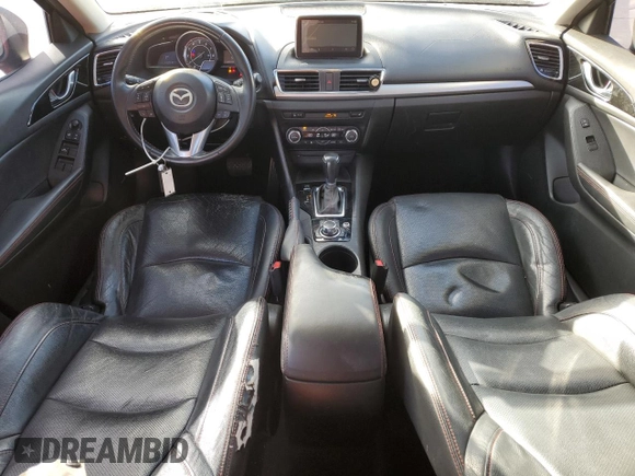 2015 Mazda 3 S Grand Touring with VIN JM1BM1W38F1228979, listed as a Copart auction lot 87302404 with 113,510 mi miles and Salvage Title. Bid and sale history available at DreamBid. Image 8.