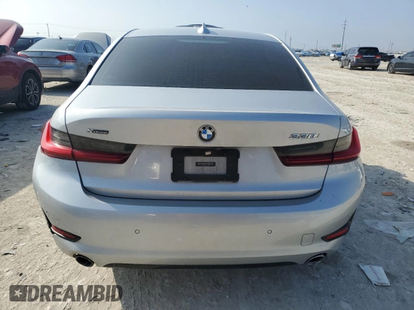 2020 BMW 3 Series 330i xDrive with VIN WBA5R7C05LFH71703, listed as a Copart auction lot 44063915 with Not Provided miles and Salvage Title. Bid and sale history available at DreamBid. Image 6.