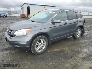 2010 Honda CR-V EX-L with VIN 5J6RE4H72AL083717, listed as a Copart auction lot 48762095 with 120,277 mi miles and Salvage Title. Bid and sale history available at carsss.com. Image 1.