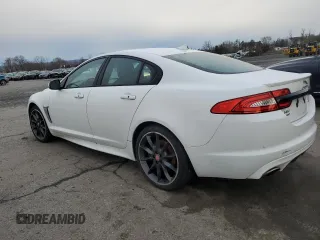 2015 Jaguar XF V6 Portfolio with VIN SAJWJ0FF3F8U56153, listed as a Copart auction lot 52743155 with 61,569 mi miles and Salvage Title. Bid and sale history available at carsss.com. Image 2.