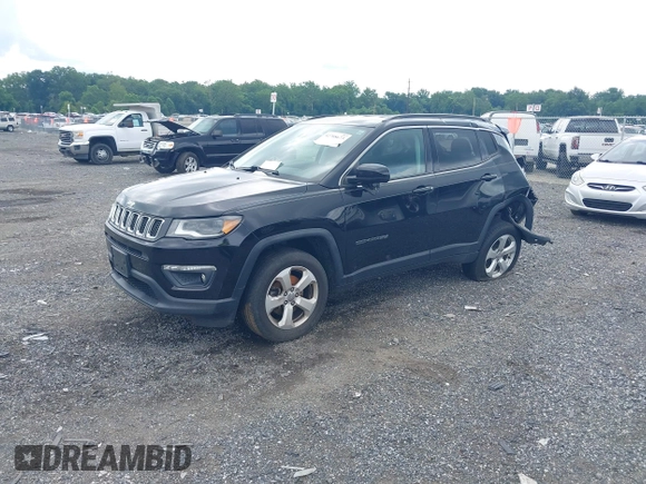 2018 Jeep Compass Latitude z VIN 3C4NJDBB1JT392421, wystawiony jako IAAI lot #42708673 z przebiegiem 166 856 mil mil oraz . Historia ofert i sprzedaży dostępna na DreamBid. Obrazek 17.