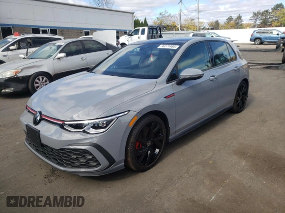 2023 Volkswagen GTI SE с VIN WVW3A7CD0PW209201, выставлен на аукционе Copart как лот 76271464 с пробегом Не указан миль и Списание • Salvage title. История ставок и продаж доступна на DreamBid. Изображение 1.