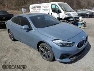 2023 BMW 2 Series 228i xDrive with VIN WBA73AK05P7M55059, listed as a Copart auction lot 49292115 with 14,704 mi miles and Salvage Title. Bid and sale history available at carsss.com. Image 4.