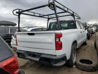2020 Chevrolet Silverado 1500 Work Truck with VIN 1GCRWAEH7LZ259501, listed as a Copart auction lot 41835655 with 57,525 mi miles and Salvage Title. Bid and sale history available at DreamBid. Image 3.