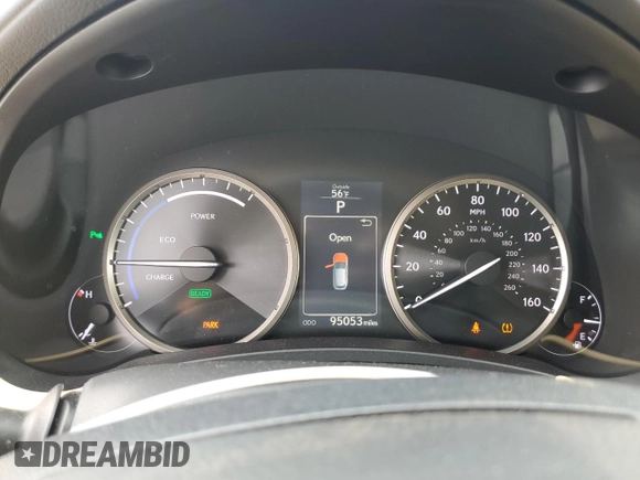 2017 Lexus NX 300h with VIN JTJBJRBZ7H2057704, listed as a Copart auction lot 47775355 with 95,053 mi miles and Salvage Title. Bid and sale history available at DreamBid. Image 9.