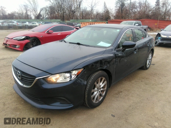 2015 Mazda 6 i Sport with VIN JM1GJ1U51F1185105, listed as a IAAI auction lot 41287570 with 133,016 mi miles and . Bid and sale history available at carsss.com. Image 17.