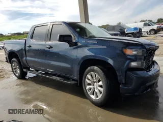 2022 Chevrolet Silverado 1500 Custom with VIN 1GCPWBEK0NZ234645, listed as a Copart auction lot 87376734 with 44,332 mi miles and Non Repairable. Bid and sale history available at DreamBid. Image 4.