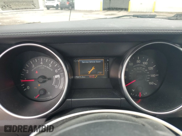 2021 Ford Mustang GT with VIN 1FA6P8CF9M5102819, listed as a Copart auction lot 58172685 with 47,518 mi miles and Salvage title. Bid and sale history available at DreamBid. Image 9.