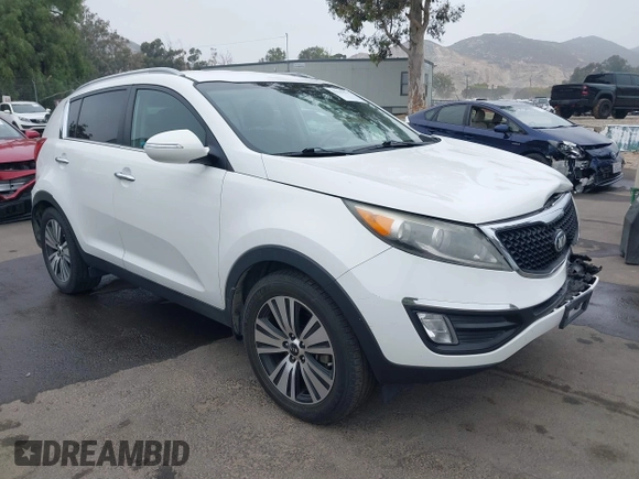 2015 Kia Sportage EX with VIN KNDPC3AC4F7766412, listed as a IAAI auction lot 42147917 with 89,829 mi miles and . Bid and sale history available at DreamBid. Image 1.