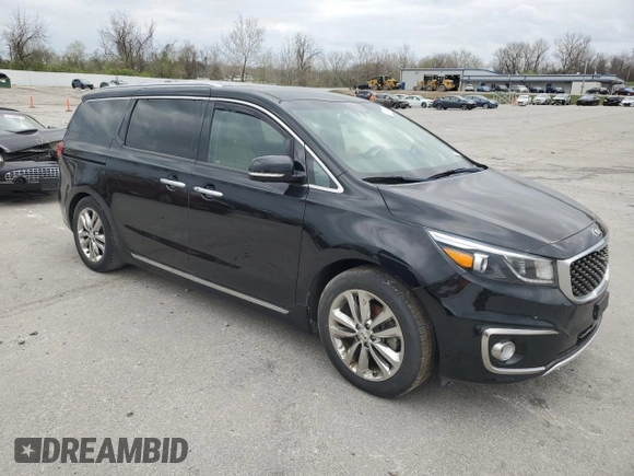 2018 Kia Sedona SX-L with VIN KNDME5C10J6375793, listed as a Copart auction lot 51363415 with 0 mi miles and Clean Title. Bid and sale history available at carsss.com. Image 4.