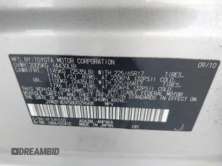 2011 Toyota RAV4 with VIN JTMZF4DV5BD029668, listed as a IAAI auction lot 42153733 with 173,346 mi miles. Bid and sale history available at carsss.com. Image 9.