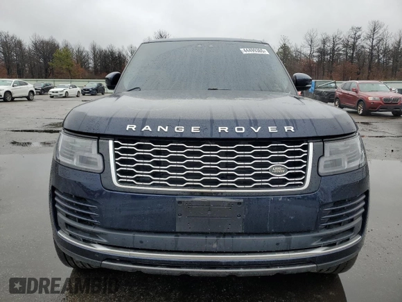 2020 Land Rover Range Rover P525 HSE with VIN SALGS2SE7LA588533, listed as a Copart auction lot 44499365 with 32,968 mi miles and Salvage title. Bid and sale history available at DreamBid. Image 5.