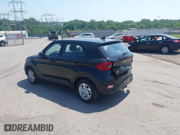 2022 Hyundai Venue SE with VIN KMHRB8A37NU207652, listed as a IAAI auction lot 42536051 with 36,828 mi miles and . Bid and sale history available at DreamBid. Image 3.