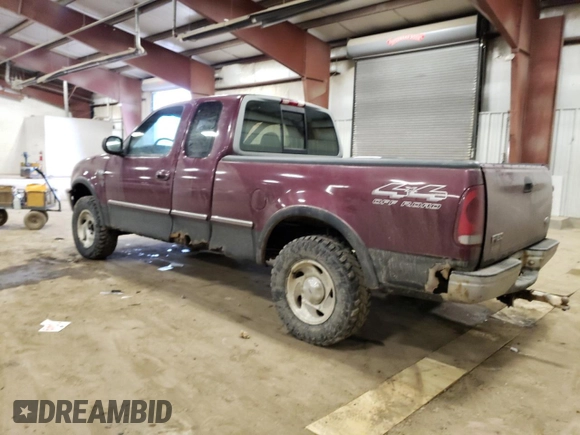 1997 Ford F-150 XL with VIN 1FTDX18W1VNC05543, listed as a Copart auction lot 46687475 with 283,066 mi miles and Clean Title. Bid and sale history available at carsss.com. Image 2.
