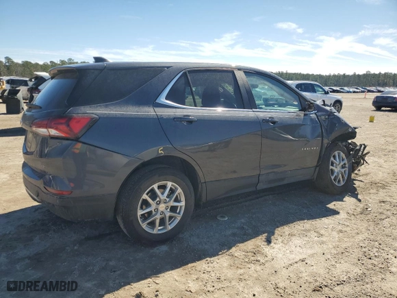 2022 Chevrolet Equinox LT with VIN 3GNAXKEV4NS207014, listed as a Copart auction lot 45008845 with 39,503 mi miles and Salvage Title. Bid and sale history available at carsss.com. Image 3.