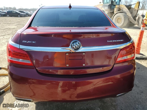 2014 Buick LaCrosse Premium I with VIN 1G4GD5G34EF305629, listed as a Copart auction lot 47971605 with 196,701 mi miles and Salvage Title. Bid and sale history available at carsss.com. Image 6.