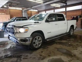 2021 Ram 1500 Big Horn z VIN 1C6SRFFT0MN662146, wystawiony jako Copart lot #55909315 z przebiegiem 79 477 mil mil oraz Szkoda całkowita • Salvage title. Historia ofert i sprzedaży dostępna na DreamBid. Obrazek 1.