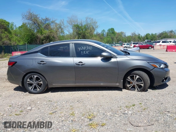 2020 Nissan Sentra SV z VIN 3N1AB8CV9LY287310, wystawiony jako IAAI lot #42103110 z przebiegiem 45 999 mil mil oraz . Historia ofert i sprzedaży dostępna na DreamBid. Obrazek 13.