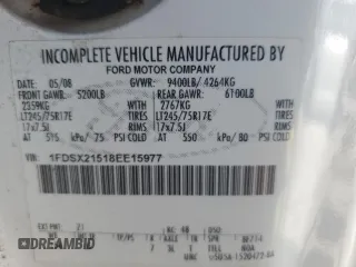 2008 Ford F-250 с VIN 1FDSX21518EE15977, выставлен на аукционе Copart как лот 71937864 с пробегом 183 532 миль миль и Чистый • Clean title. История ставок и продаж доступна на DreamBid. Изображение 13.