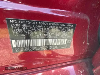 2006 Lexus IS 350 z VIN JTHBE262165001506, wystawiony jako Copart lot #87470374 z przebiegiem 213 188 mil mil oraz Czysty tytuł • Clean title. Historia ofert i sprzedaży dostępna na DreamBid. Obrazek 10.