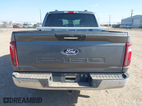 2024 Ford F-150 XLT with VIN 1FTFW3LD9RFA71927, listed as a IAAI auction lot 42050486 with 44,137 mi miles. Bid and sale history available at carsss.com. Image 16.