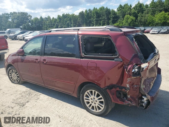 2008 Toyota Sienna XLE with VIN 5TDZK22C68S140972, listed as a Copart auction lot 57764804 with 224,112 mi miles and Salvage Title. Bid and sale history available at carsss.com. Image 2.
