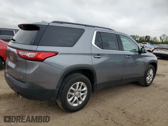 2019 Chevrolet Traverse LT Cloth с VIN 1GNERGKW9KJ180072, выставлен на аукционе Copart как лот 50992265 с пробегом 87 840 миль миль и Чистый • Clean title. История ставок и продаж доступна на DreamBid. Изображение 3.
