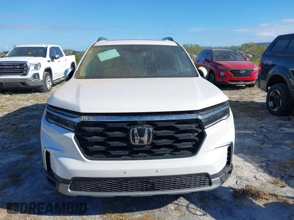 2024 Honda Pilot Elite with VIN 5FNYG1H81RB025163, listed as a IAAI auction lot 40502507 with 9,867 mi miles. Bid and sale history available at carsss.com. Image 6.