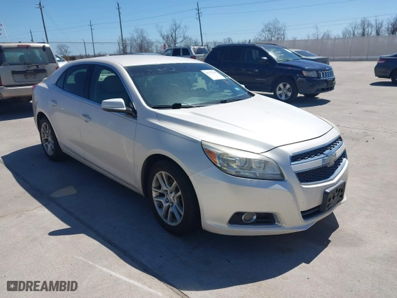 2013 Chevrolet Malibu ECO with VIN 1G11F5RR6DF112685, listed as a IAAI auction lot 41772759 with 201,769 mi miles. Bid and sale history available at carsss.com. Image 1.