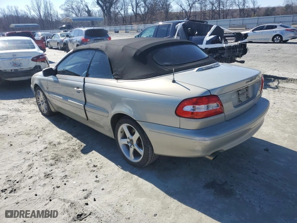 2004 Volvo C70 with VIN YV1NC63D74J050659, listed as a Copart auction lot 46085005 with 166,557 mi miles and Salvage Title. Bid and sale history available at carsss.com. Image 2.