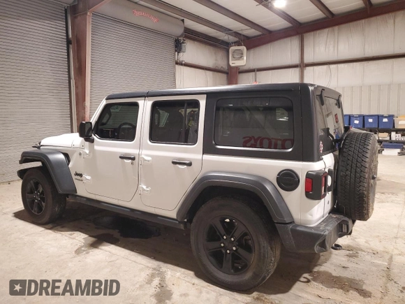2020 Jeep Wrangler Unlimited Sport Altitude with VIN 1C4HJXDN5LW204180, listed as a Copart auction lot 45308075 with 67,340 mi miles and Salvage title. Bid and sale history available at DreamBid. Image 2.