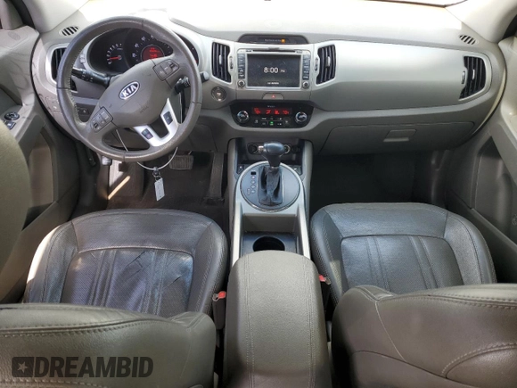 2012 Kia Sportage EX with VIN KNDPCCA27C7206841, listed as a Copart auction lot 54396565 with 155,093 mi miles and Salvage title. Bid and sale history available at DreamBid. Image 8.