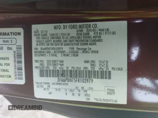2015 Ford Fusion SE z VIN 3FA6P0H75FR102979, wystawiony jako IAAI lot #42302254 z przebiegiem 101 032 mil mil oraz . Historia ofert i sprzedaży dostępna na DreamBid. Obrazek 9.