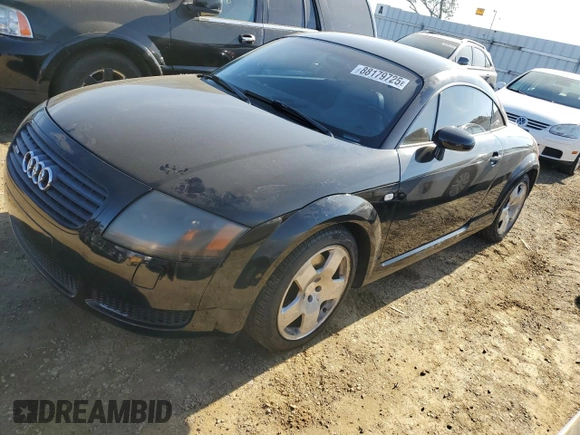 2001 Audi TT with VIN TRUWT28N211005019, listed as a Copart auction lot 88179725 with 108,481 mi miles and Clean Title. Bid and sale history available at carsss.com. Image 1.