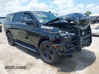 2022 Chevrolet Tahoe Commercial with VIN 1GNSCLED4NR235962, listed as a IAAI auction lot 42702894 with 73,003 mi miles and . Bid and sale history available at DreamBid. Image 1.