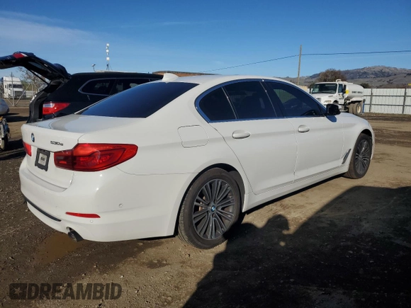 2020 BMW 5 Series 530e with VIN WBAJA9C00LCD30709, listed as a Copart auction lot 86218294 with 154,841 mi miles and Salvage title. Bid and sale history available at DreamBid. Image 3.