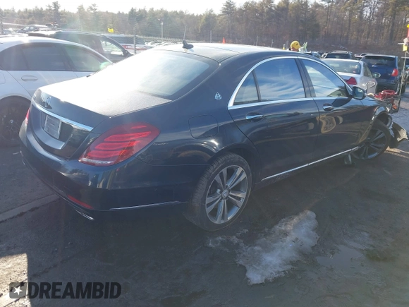 2015 Mercedes-Benz S 550 with VIN WDDUG8FB9FA126841, listed as a IAAI auction lot 41643256 with 130,460 mi miles and . Bid and sale history available at carsss.com. Image 4.