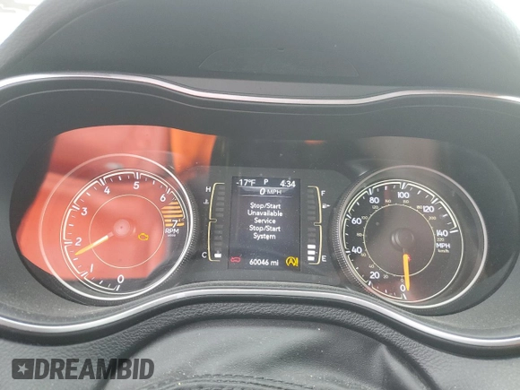 2020 Jeep Cherokee Latitude z VIN 1C4PJLCB8LD525489, wystawiony jako Copart lot #59251205 z przebiegiem 60 046 mil mil oraz Szkoda całkowita • Salvage title. Historia ofert i sprzedaży dostępna na DreamBid. Obrazek 9.