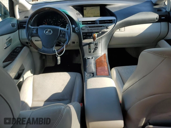 2011 Lexus RX 350 with VIN 2T2BK1BAXBC091801, listed as a Copart auction lot 52027045 with 185,562 mi miles and Salvage Title. Bid and sale history available at DreamBid. Image 8.