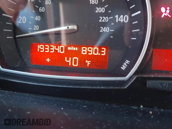 2006 BMW X3 3.0i with VIN WBXPA93436WD28572, listed as a IAAI auction lot 41960342 with 193,340 mi miles and . Bid and sale history available at DreamBid. Image 15.