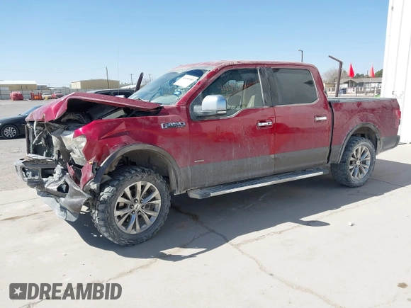 2016 Ford F-150 XL with VIN 1FTEW1CP9GKF45440, listed as a IAAI auction lot 41690985 with Not Provided miles and . Bid and sale history available at carsss.com. Image 2.