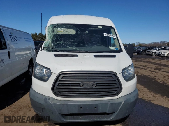 2017 Ford Transit with VIN 1FTYE1CM9HKA61291, listed as a Copart auction lot 45279495 with Not Provided miles and Salvage Title. Bid and sale history available at DreamBid. Image 5.